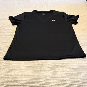 Under Armour Black V-Neck Athletic Top
